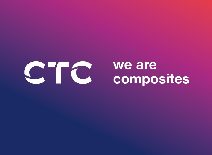 ondesign realisiert für das AIRBUS-Tochterunternehmen CTC eine neue Corporate Identity - Logo in Weiß auf Verlauf