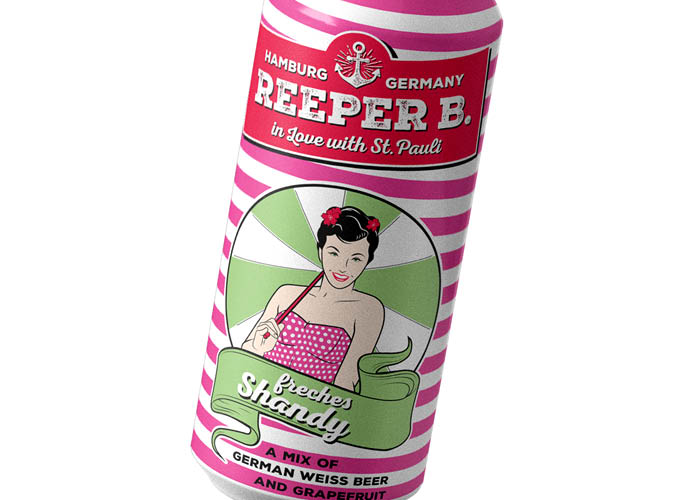 ondesign erstellt Packaging für Biermarke Reeper B. - Sorte freches Shandy