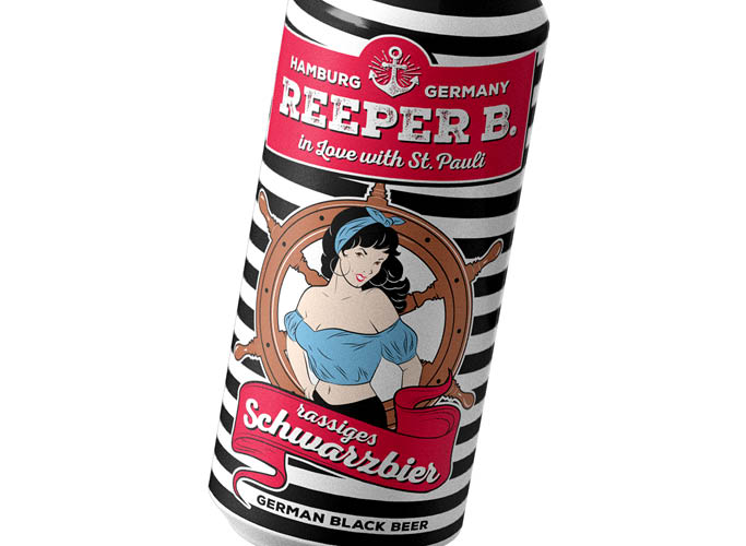 ondesign erstellt Packaging für Biermarke Reeper B. - Sorte rassiges Schwarzbier